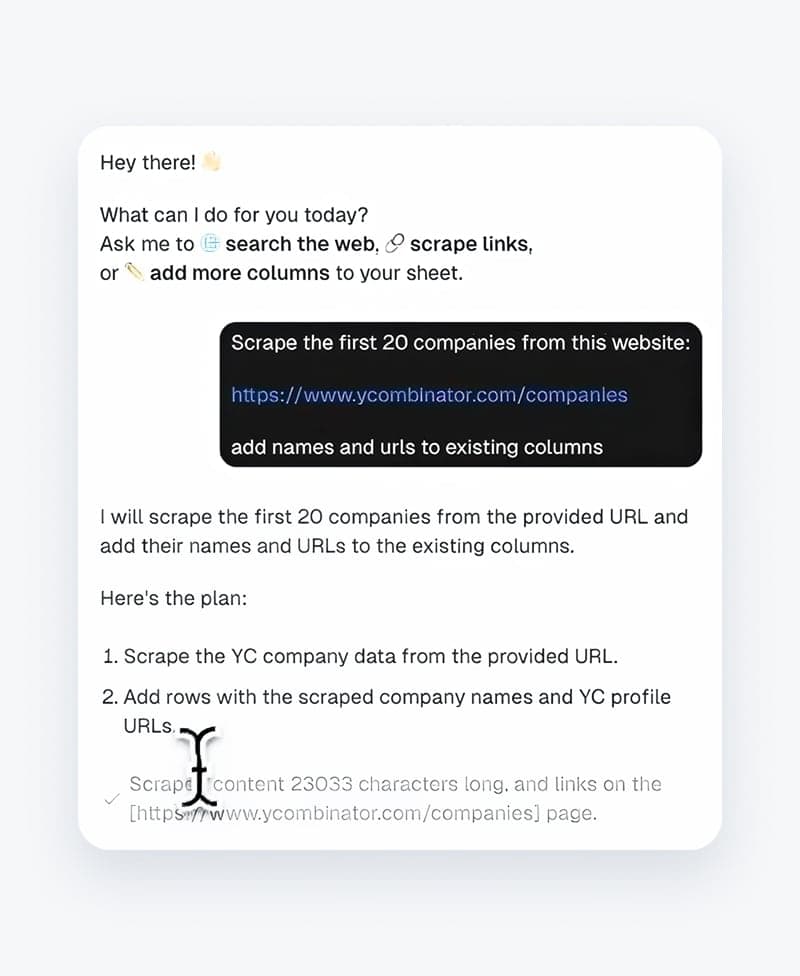 Scrape me companies from this website